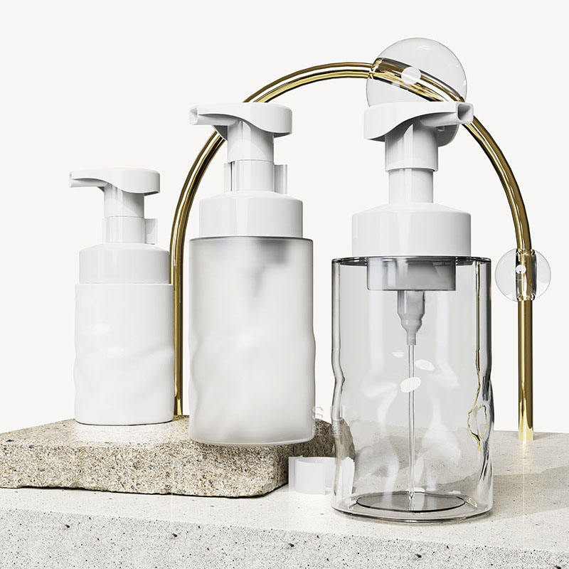 150ml 250ml 300ml 400ml PET Nude pink Botol Sabun Tangan Berbusa Botol Pompa Busa Isi Ulang