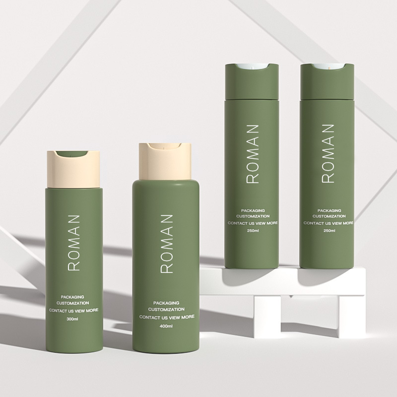 100ml 200ml 250ml 500ml Kemasan Kosmetik Botol Lotion Botol Sampo Hewan Peliharaan Plastik Peras Dengan Tutup Cakram