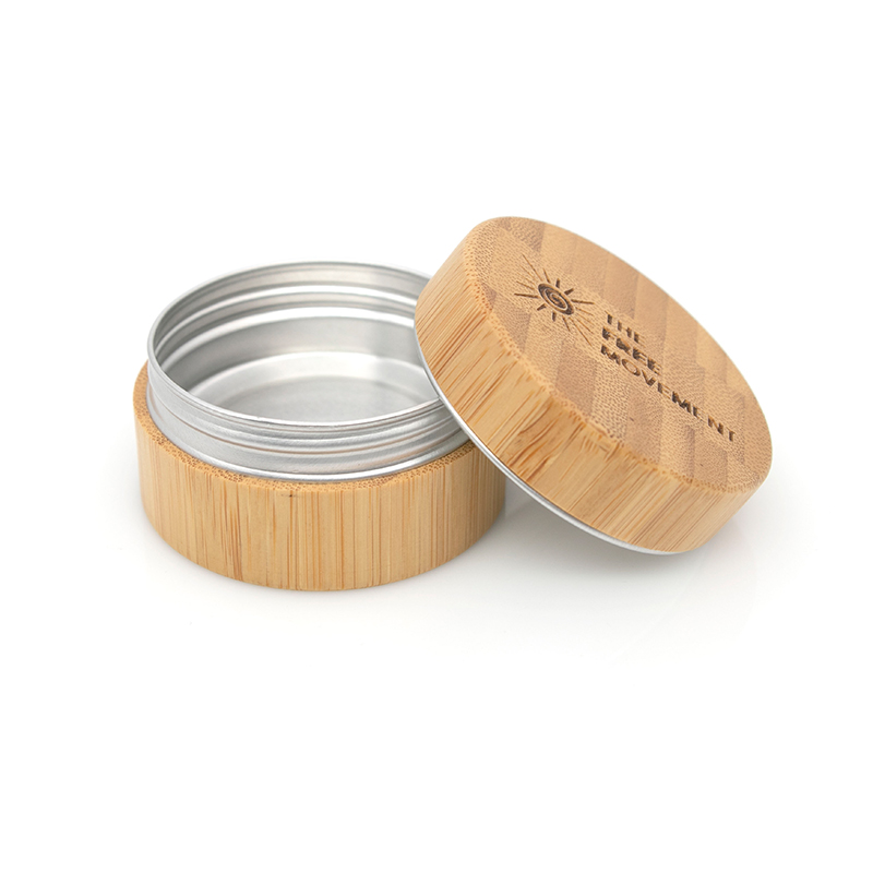 5G 15G 30G 50G 100G Kemasan Kosmetik Bentuk Silinder Botol Krim Wajah Kayu Bambu dengan Toples Aluminium Bagian Dalam 5G 15G 30G 50G 100G Kemasan Kosmetik Bentuk Silinder Botol Krim Wajah Kayu Bambu dengan Toples Aluminium Bagian Dalam