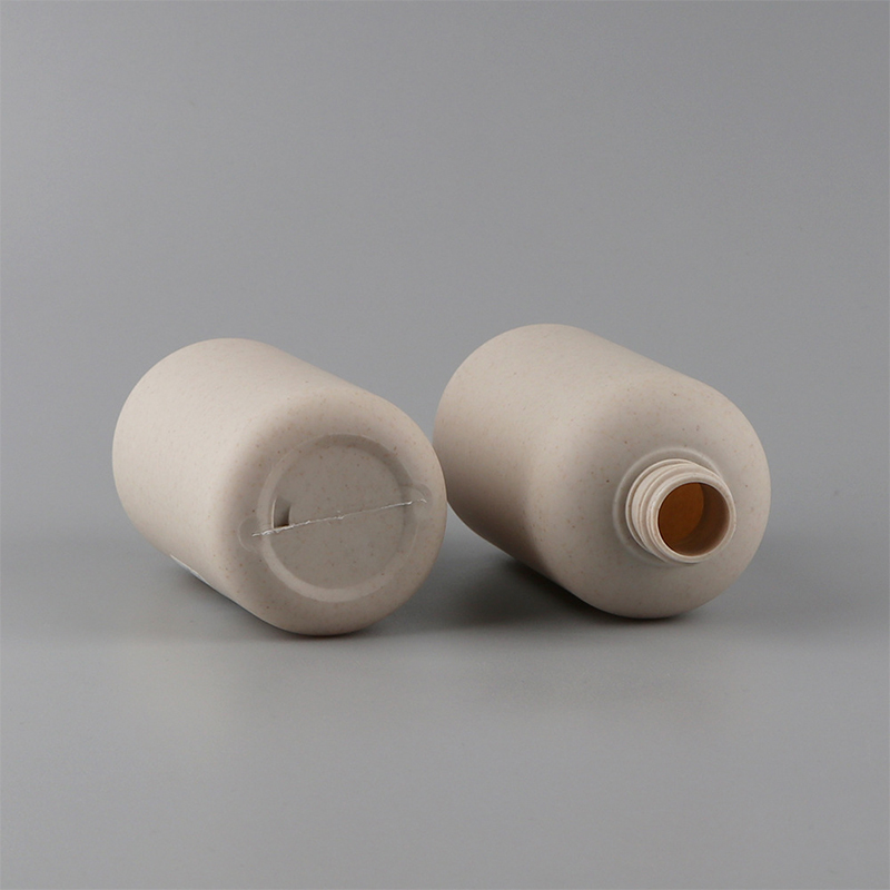 Biodegradable 150Ml 250Ml 400Ml 500Ml Wadah Kosmetik Peras Jerami Gandum Bulat Botol Sampo Botol Cuci Tubuh dengan Tutup Flip Biodegradable 150Ml 250Ml 400Ml 500Ml Wadah Kosmetik Peras Jerami Gandum Bulat Botol Sampo Botol Cuci Tubuh dengan Tutup Flip