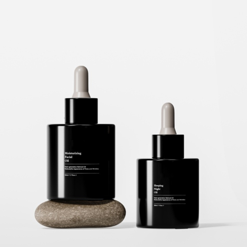 Kosong 15Ml 30Ml Kaca Buram Kemasan Botol Serum Minyak Wajah 30Ml 50Ml Pompa Kaca Botol Penetes Minyak Serum Kosmetik