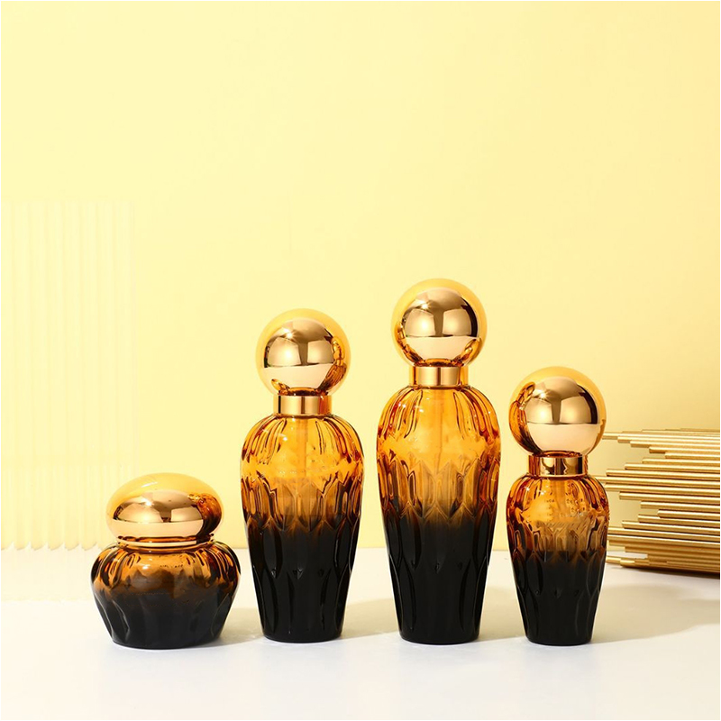 Kaca Bening Buram Kemasan Perawatan Kulit Wadah Kosmetik Botol Lotion Kaca Dengan Pompa Penetes Kaca Bening Buram Kemasan Perawatan Kulit Wadah Kosmetik Botol Lotion Kaca Dengan Pompa Penetes