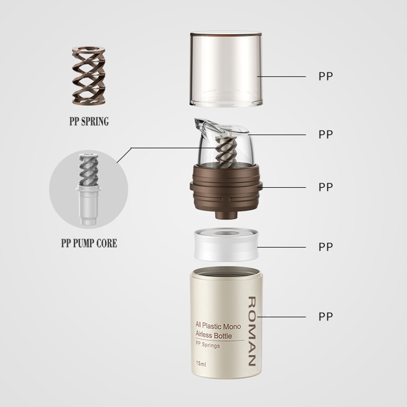 Plastik Coklat Pengap Krim Kosmetik Botol Pompa Bening Dispenser Perawatan Kulit Wadah Makeup untuk Lotion Gel Krim Plastik Coklat Pengap Krim Kosmetik Botol Pompa Bening Dispenser Perawatan Kulit Wadah Makeup untuk Lotion Gel Krim