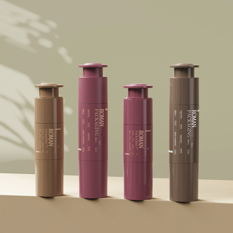 10Ml 15Ml 20Ml Kemasan Kosmetik Jarum Suntik Krim Mata Kustom Jarum Suntik Kosmetik Lotion Plastik Portabel Botol Pengap