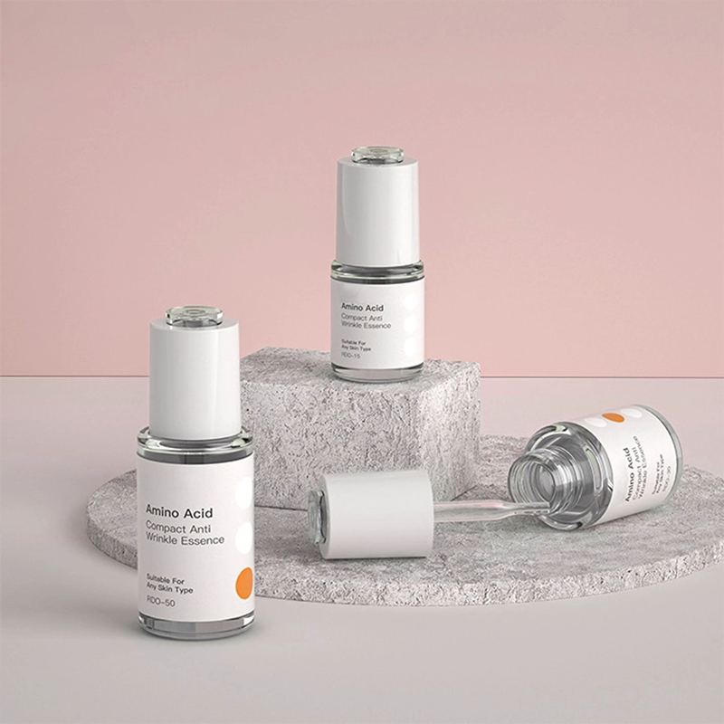 5Ml 10Ml 15Ml 20Ml Botol Minyak Esensial Kosong Mewah Kecil Kecantikan Kecil Botol Transparan Amber Plastik dengan Botol Penetes untuk Perawatan Kulit