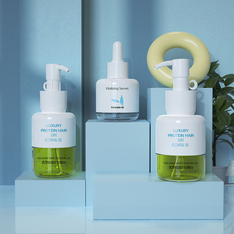 Penetes Volume Besar 50ml 80ml 100ml Botol Minyak Rambut Plastik Kemasan Perawatan Kulit Kemasan Botol Minyak Tubuh Plastik Kosong