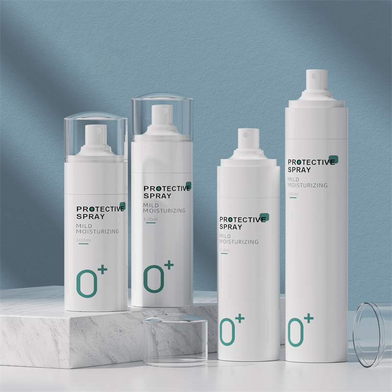 Kabut Halus Antioksidan Wajah Hidrasi 100ml 120ml 150ml 200ml Botol Semprot Kabut Plastik Besar PET Silinder Putih