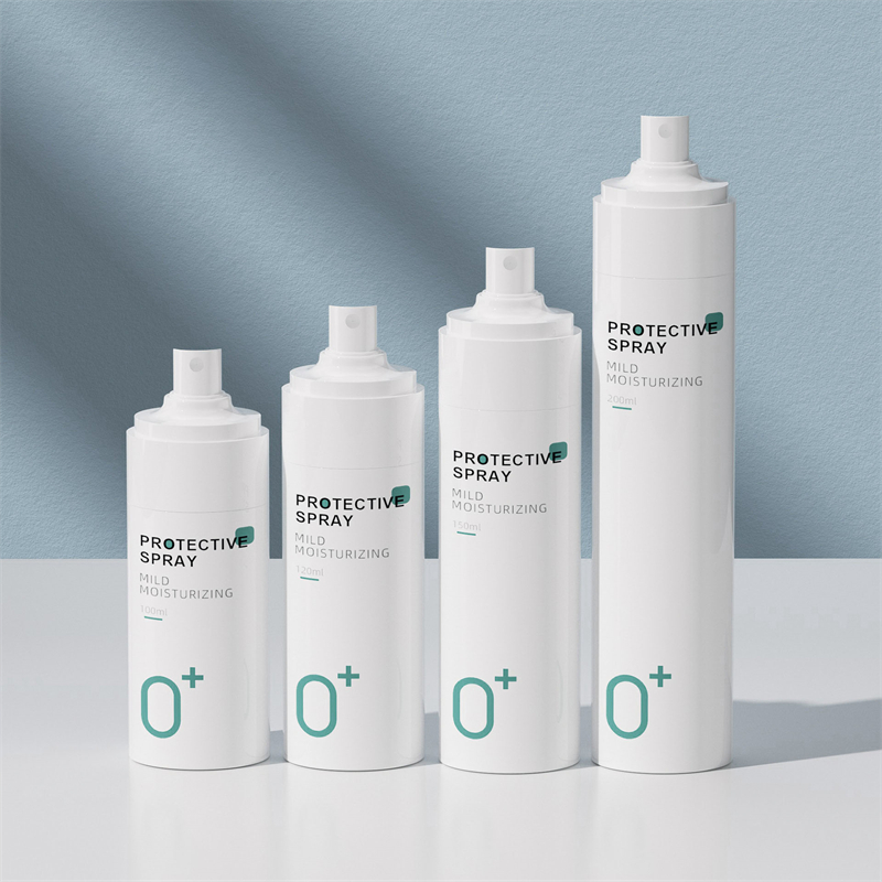 Kabut Halus Antioksidan Wajah Hidrasi 100ml 120ml 150ml 200ml Botol Semprot Kabut Plastik Besar PET Silinder Putih