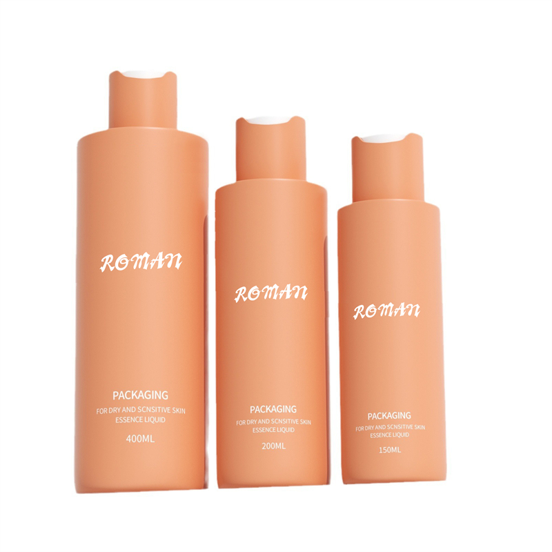 100Ml 150Ml 200Ml Botol Bulat Plastik PET dengan Tutup Oranye Bening Cakram Isi Ulang Kosong untuk Serum Perawatan Kulit Sampo Masker Wajah 100Ml 150Ml 200Ml Botol Bulat Plastik PET dengan Tutup Oranye Bening Cakram Isi Ulang Kosong untuk Serum Perawatan Kulit Sampo Masker Wajah