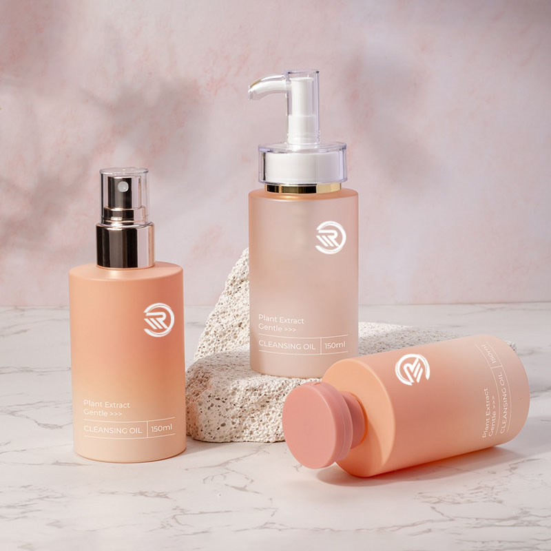 Botol Plastik PE Remas Toner Krim Wajah Sampo Kosmetik Kosong 100Ml 200Ml 300Ml 400Ml dengan Penutup Atas Flip