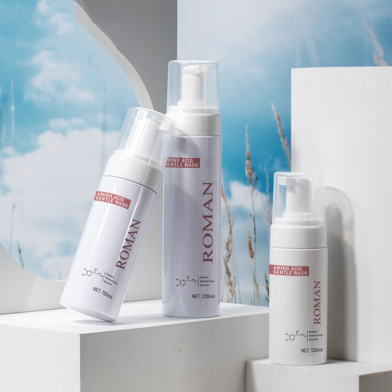 Botol Pompa Sabun Tangan Berbusa Pembersih Lembut Plastik Dispenser Busa Botol Pembersih Perawatan Kulit Wajah 100ML 120ML 150ML 200ML