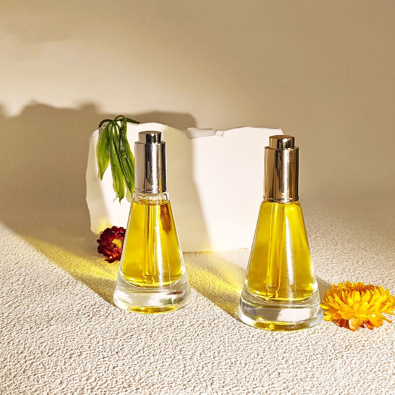 Botol Minyak Esensial Penetes Kosmetik Kaca Kerucut