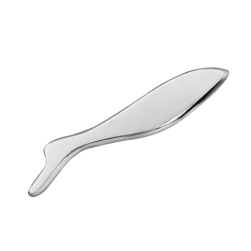 Papan Gua Sha Paduan Seng Berbentuk Ikan Dengan Warna Dan Logo Yang Dipersonalisasi Papan Gua Sha Paduan Seng Berbentuk Ikan Dengan Warna Dan Logo Yang Dipersonalisasi