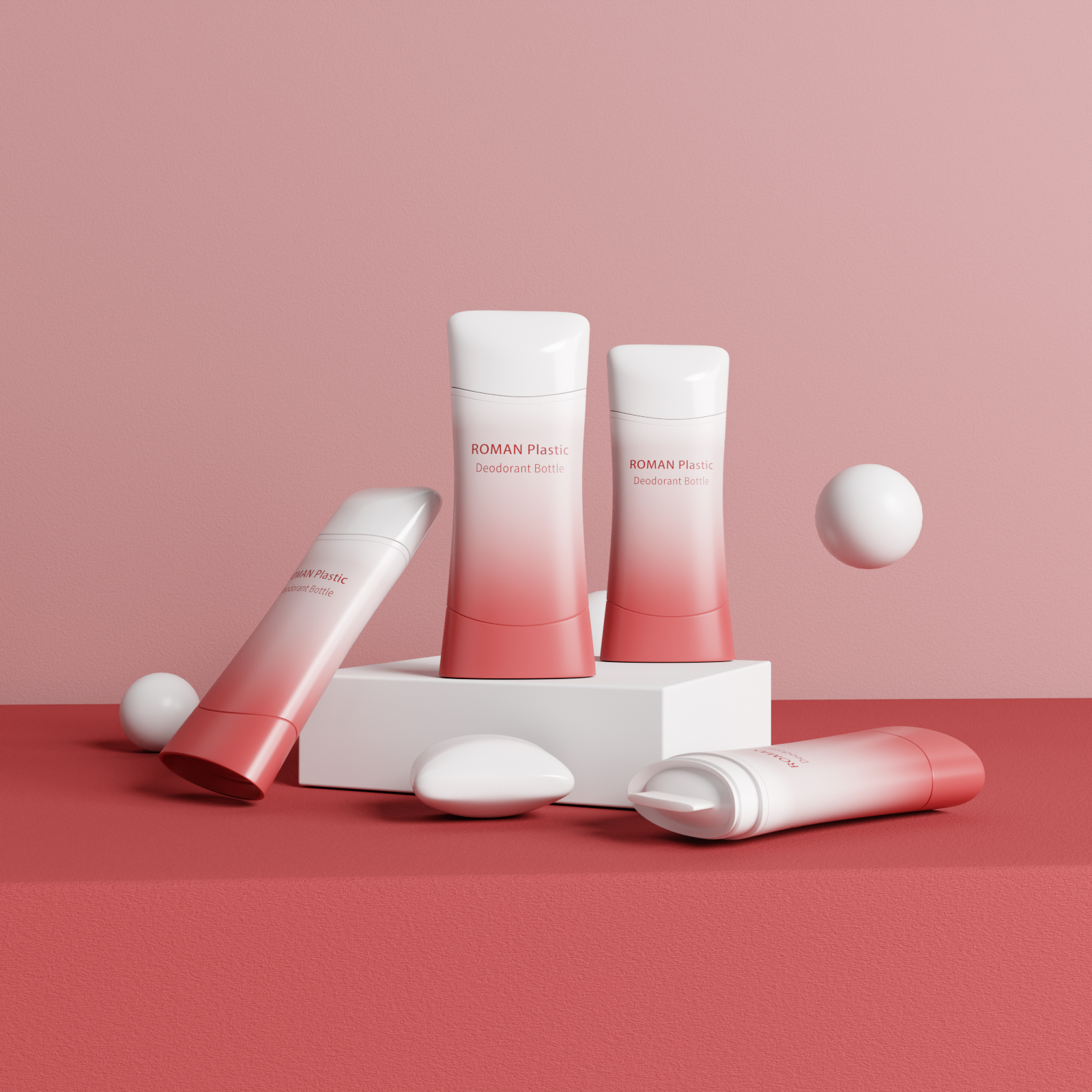 Kemasan Isi Atas Oem Odm Berbentuk Pinggang Warna Kosong Plastik Twist-Up Wadah Deodoran Padat Bening Kemasan Isi Atas Oem Odm Berbentuk Pinggang Warna Kosong Plastik Twist-Up Wadah Deodoran Padat Bening