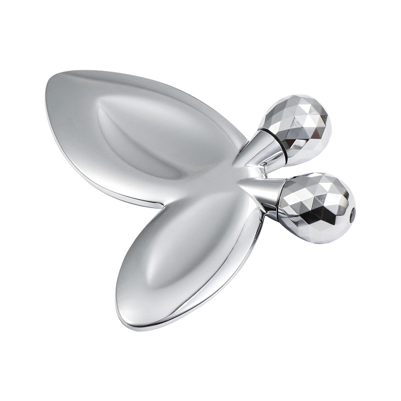 Roller Pijat Wajah Berbentuk Kupu-kupu Paduan Seng Roller Pijat Wajah Berbentuk Kupu-kupu Paduan Seng