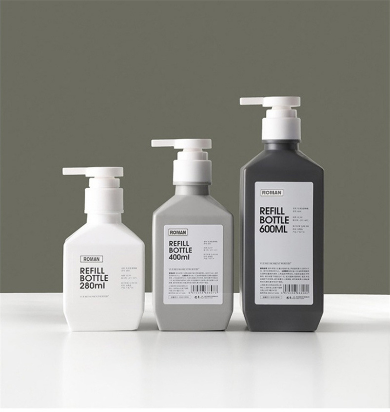 300ml 400ml 600ml PE Plastik Botol Lotion Botol Sampo Body Wash Lotion Botol Susu Tubuh untuk Kemasan Kosmetik 300ml 400ml 600ml PE Plastik Botol Lotion Botol Sampo Body Wash Lotion Botol Susu Tubuh untuk Kemasan Kosmetik