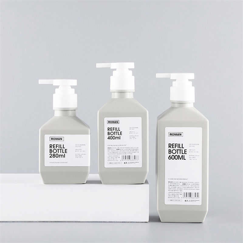 300ml 400ml 600ml PE Plastik Botol Lotion Botol Sampo Body Wash Lotion Botol Susu Tubuh untuk Kemasan Kosmetik 300ml 400ml 600ml PE Plastik Botol Lotion Botol Sampo Body Wash Lotion Botol Susu Tubuh untuk Kemasan Kosmetik