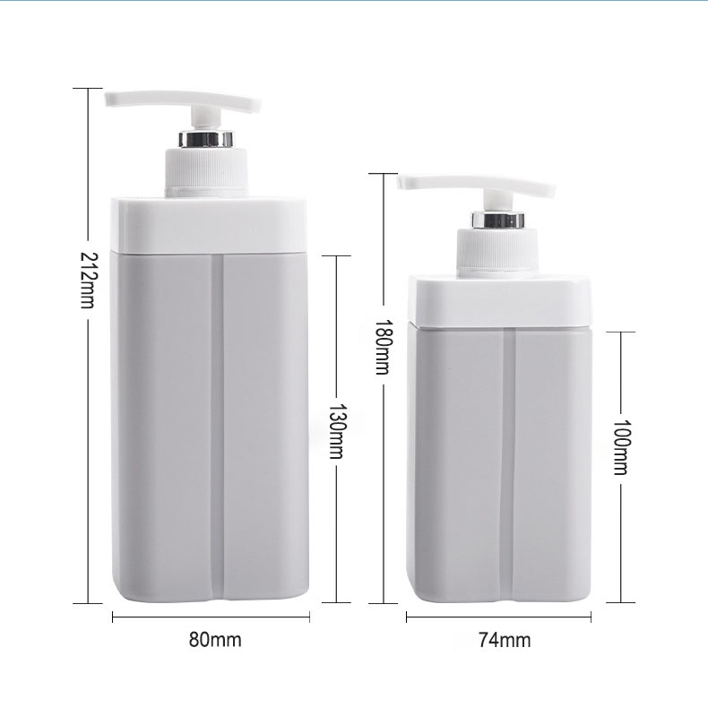 Botol Kemasan Plastik 500Ml 800Ml Kapasitas Tinggi untuk Lotion Perawatan Kulit Botol Tonik Rambut Wadah Sampo dan Kondisioner Kosong Botol Kemasan Plastik 500Ml 800Ml Kapasitas Tinggi untuk Lotion Perawatan Kulit Botol Tonik Rambut Wadah Sampo dan Kondisioner Kosong