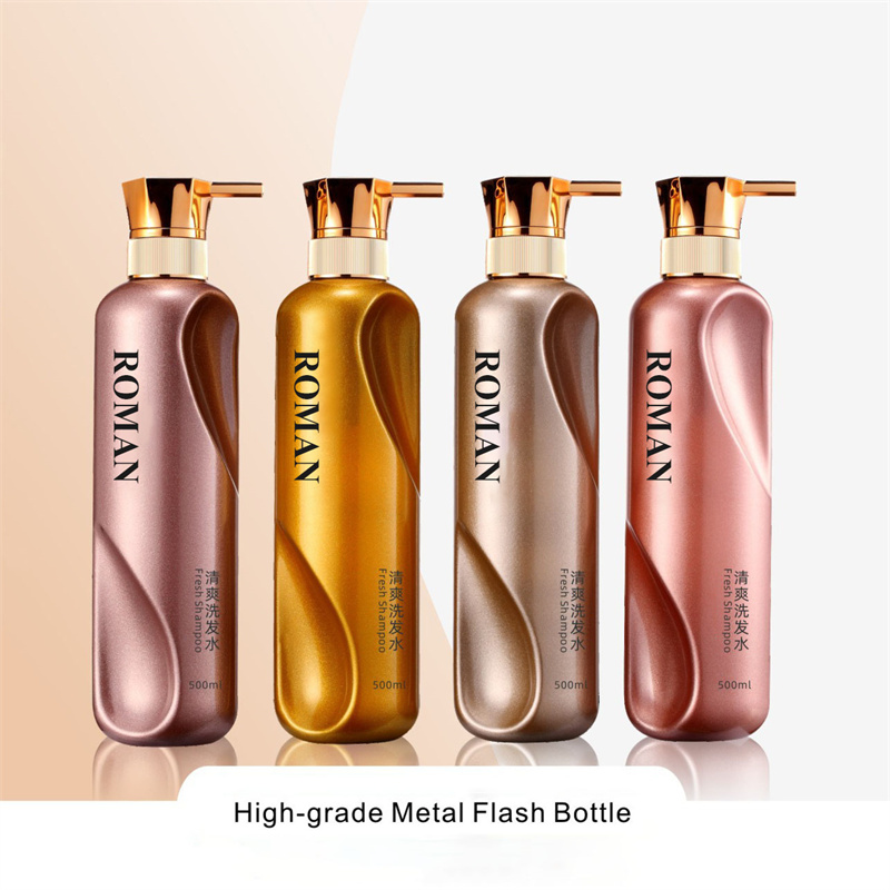 Inovasi 300ml 500ml 750ml Spiral Surface Shampoo Body Lotion Botol Kemasan Mono untuk Masker Wajah Pembersih