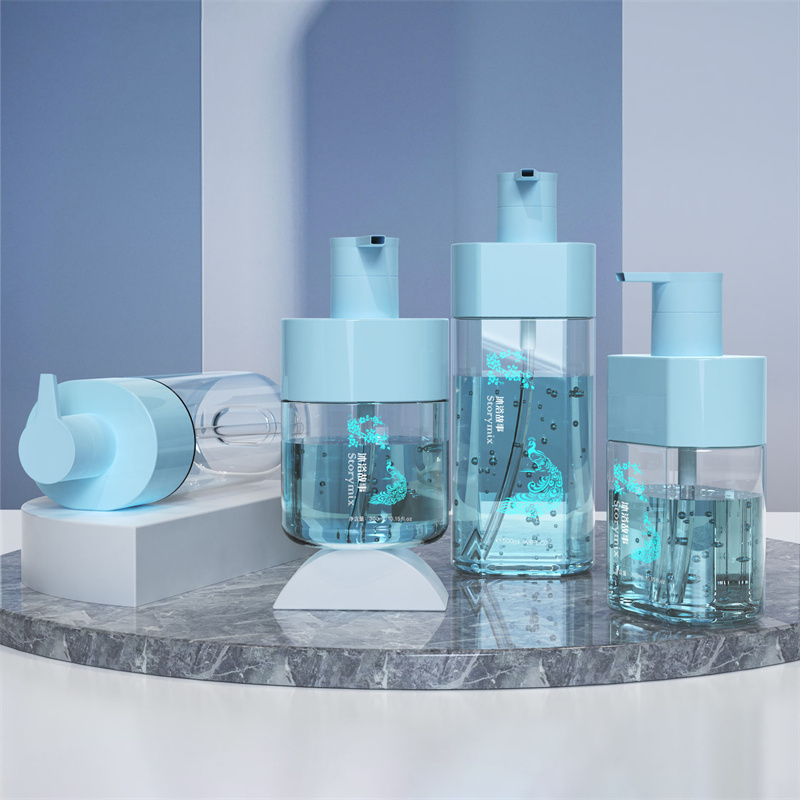 Botol Pompa Lotion Tekan Cuci Tubuh Oval 300Ml 500Ml Mewah untuk Dewasa Anak-anak Losion Gel Mandi Pelembab Gelembung Pemutih Fitur Asam Amino Botol Pompa Lotion Tekan Cuci Tubuh Oval 300Ml 500Ml Mewah untuk Dewasa Anak-anak Losion Gel Mandi Pelembab Gelembung Pemutih Fitur Asam Amino