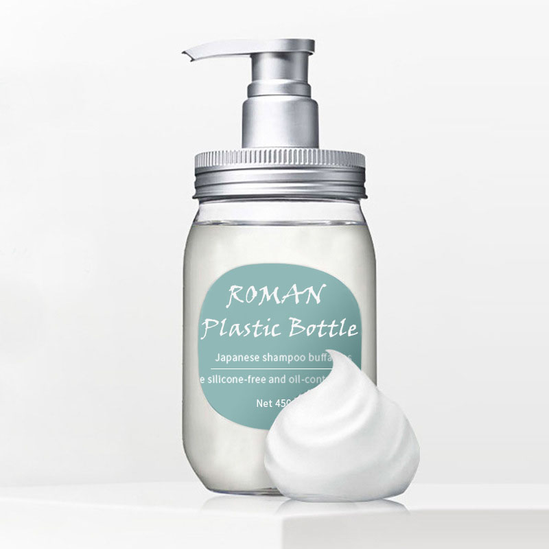 PET 450Ml Botol Parfum Cuci Badan Botol Losion Adas Bintang Botol Sampo Asam Amino Jepang Bahan Paket Kondisioner