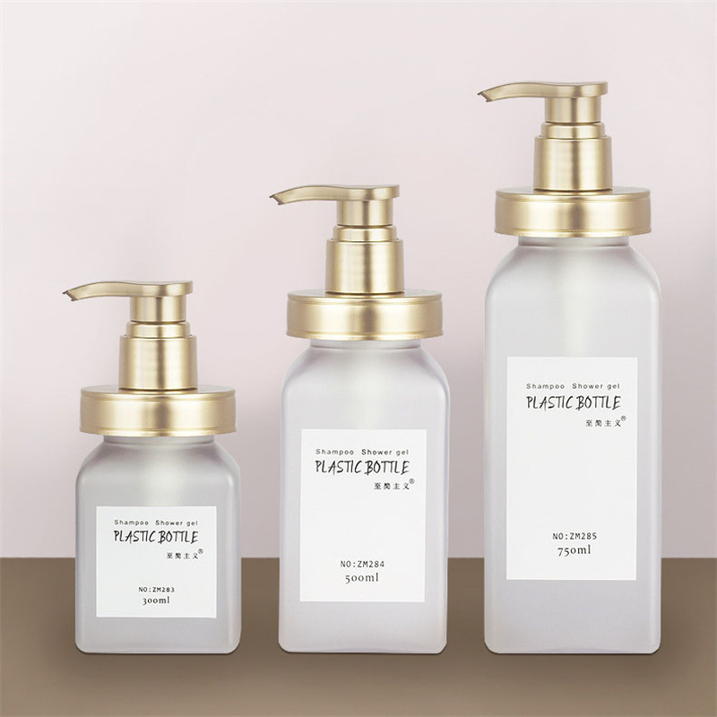300ml 500ml 700ml Kemasan Kosmetik Mewah Buram Permukaan Lembut Sentuh Squeeze Body Lotion Cuci Botol Sampo Hotel Dengan Pompa Mawar Emas 300ml 500ml 700ml Kemasan Kosmetik Mewah Buram Permukaan Lembut Sentuh Squeeze Body Lotion Cuci Botol Sampo Hotel Dengan Pompa Mawar Emas