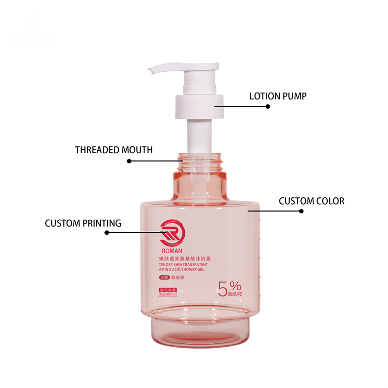 Keluaran Baru Premium Pink 250Ml 300Ml 400Ml Matte Transparan Kosong Bulat Mewah Perawatan Kulit Tubuh Minyak Serum Wajah Pompa dan Botol Lotion dengan Kemasan Keluaran Baru Premium Pink 250Ml 300Ml 400Ml Matte Transparan Kosong Bulat Mewah Perawatan Kulit Tubuh Minyak Serum Wajah Pompa dan Botol Lotion dengan Kemasan