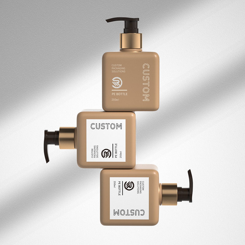 Botol Minyak Mentega Tubuh Sampo Perawatan Kulit Persegi Plastik PET Daur Ulang Populer Ukuran 150Ml 200Ml 250Ml dengan Sablon Botol Minyak Mentega Tubuh Sampo Perawatan Kulit Persegi Plastik PET Daur Ulang Populer Ukuran 150Ml 200Ml 250Ml dengan Sablon