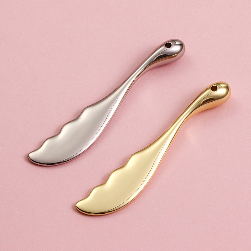 Alat Kecantikan Genggam Mini Guasha Pemijat Stik Krim Mata Portabel