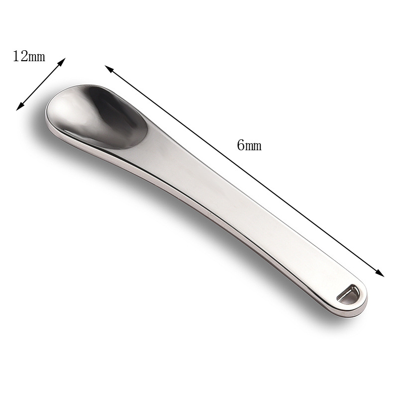 Spatula Pencampur Rias Mini Spatula Sendok Kosmetik Logam Spatula Pencampur Rias Mini Spatula Sendok Kosmetik Logam