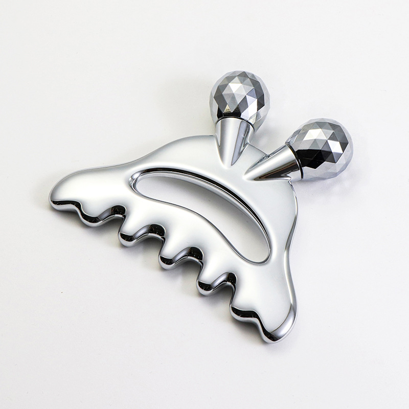 Roller Pijat Wajah Paduan Seng Dengan Pijat Kepala Roller Pijat Wajah Paduan Seng Dengan Pijat Kepala